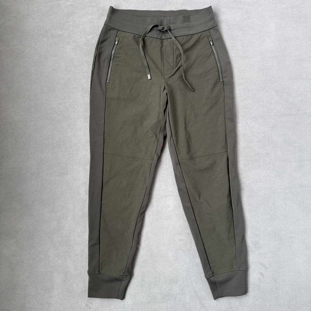 Athleta Joggers Womens 4‎ Green Headlands Hybrid Trek Stretch Hiking Climbing